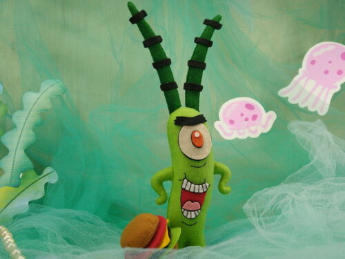 PLANKTON de feltro - Bob Esponja