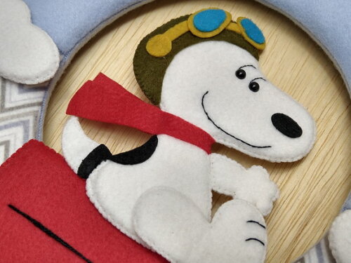 Porta Maternidade Snoopy* Chamar Chat
