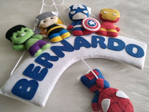 Porta Maternidade Super Heróis Toy