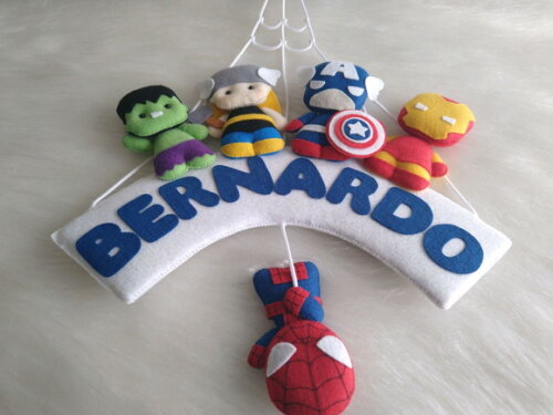 Porta Maternidade Super Heróis Toy