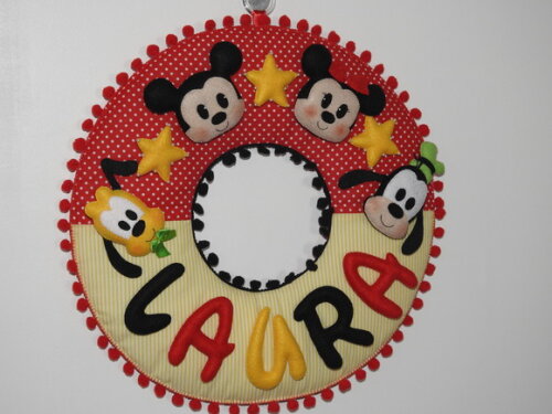 Porta Maternidade Turma Mickey