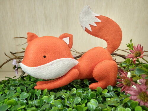 Raposa em Feltro - Bosque* Chamar Chat