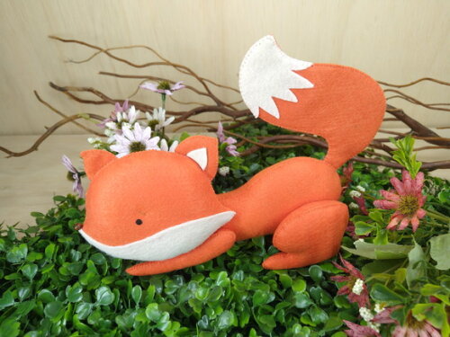 Raposa em Feltro - Bosque* Chamar Chat