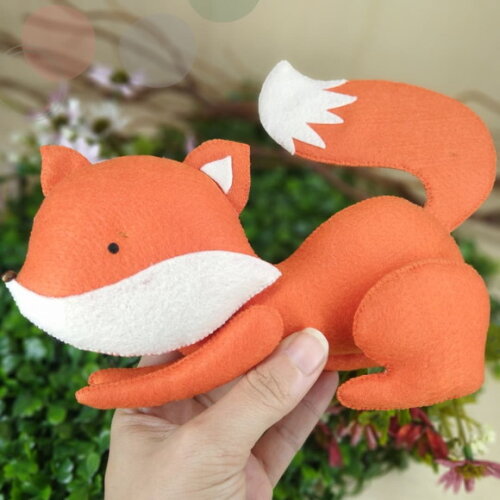 Raposa em Feltro - Bosque* Chamar Chat