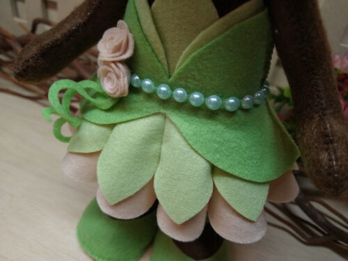 Tiana em feltro - Princesas