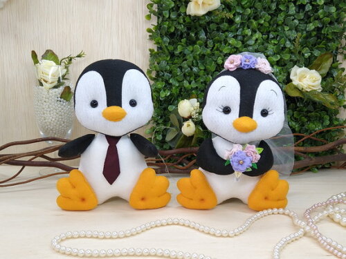 Topo de Bolo - Pinguins