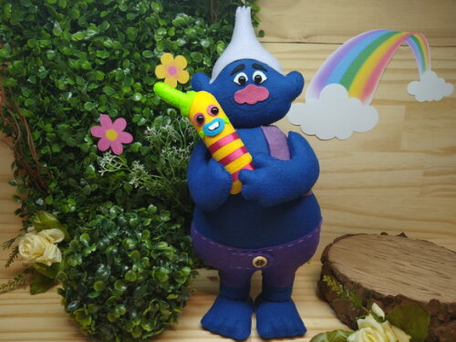Trolls de Feltro - Biggie e Mr. Dinkle