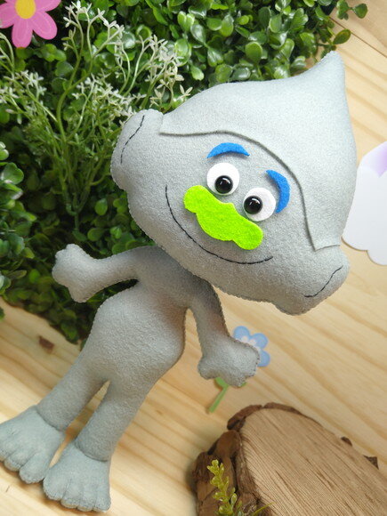 Trolls de Feltro - Guy Diamond