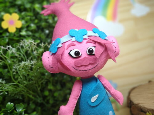 Trolls de Feltro - Poppy