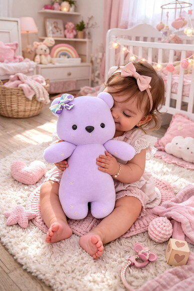 Urso de Pelúcia em Plush para Quarto do Bebê Maternidade