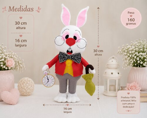 Decoração Festa Alice País Das Maravilhas Bonecos Kit Com 4