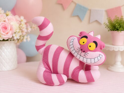 Boneco Gato Risonho Da Alice No País Maravilhas