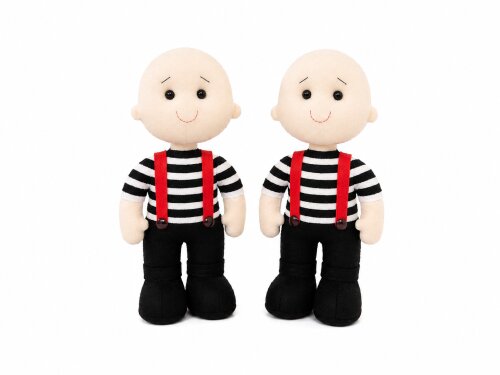 Boneco Irmãos Gêmeos - Tema Alice Em Feltro 2 peças
