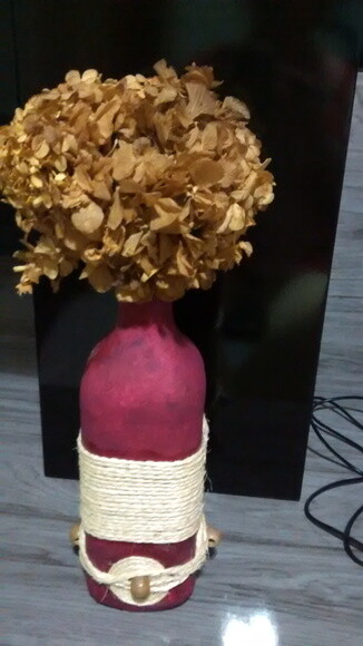 Garrafa decorada