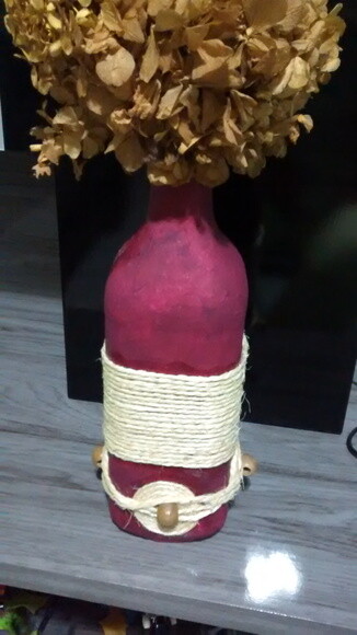 Garrafa decorada