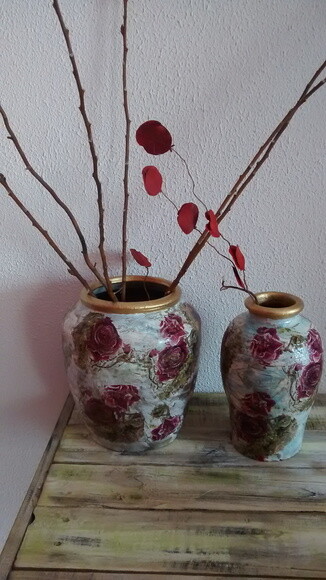 Jogo de Vasos em Cerâmica