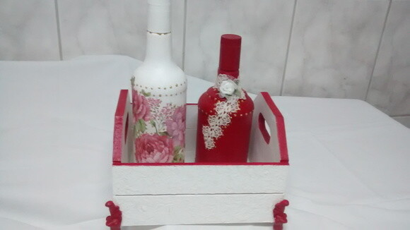 Kit Garrafa Decorativa