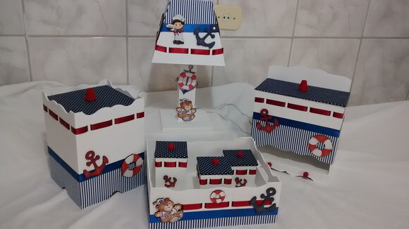 kit Higiene Bebe Marinheiro 2