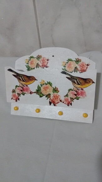 Porta Cartas Flores - envelope