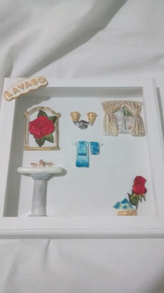 Quadro para lavabo