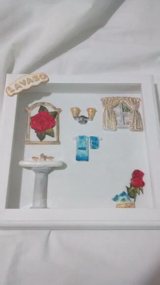 Quadro para lavabo