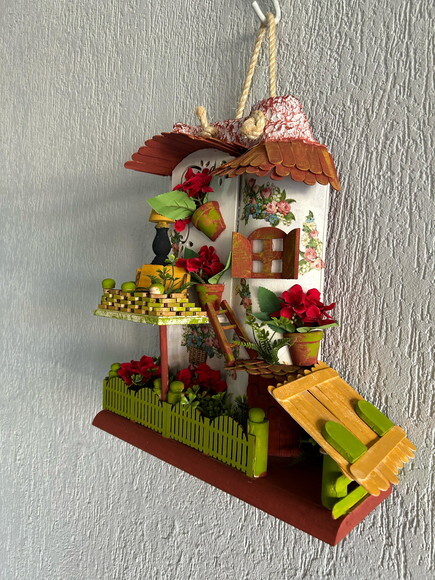 Telha com Arte em Madeira