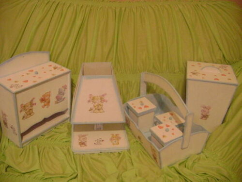 Kit Bebê 07 PEÇAS - Ursinhos - VENDIDO