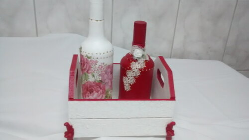 Kit Garrafa Decorativa