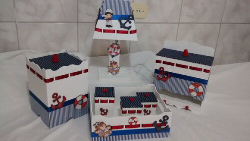 kit Higiene Bebe Marinheiro 2
