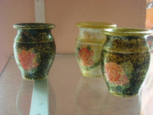 Mini Vasos em Cerâmica