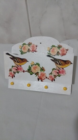 Porta Cartas Flores - envelope