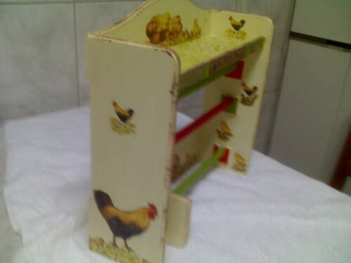 Porta Rolo de Papel Toalha e Condimentos