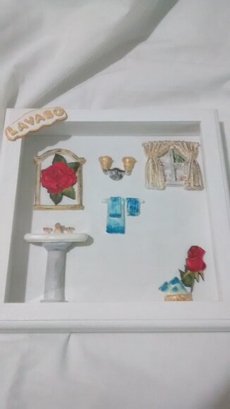 Quadro para lavabo