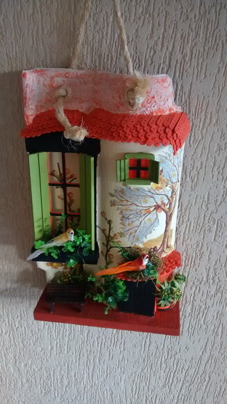 TELHA COM ARTE EM MADEIRA