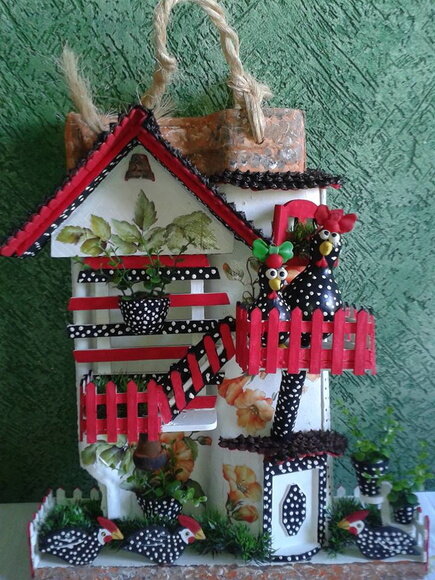 Telha Porta chave_Galinha de Angola