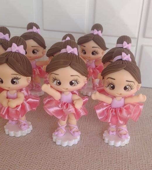 Aplique Bailarina em Biscuit