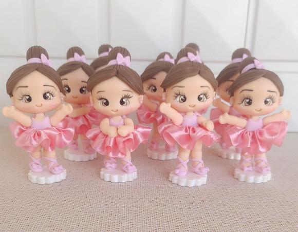 Aplique Bailarina em Biscuit