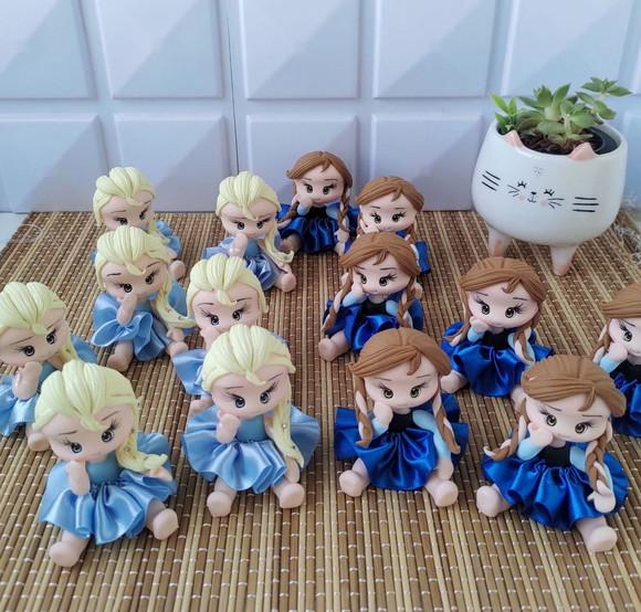 Aplique Frozen em Biscuit