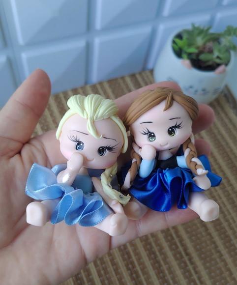 Aplique Frozen em Biscuit