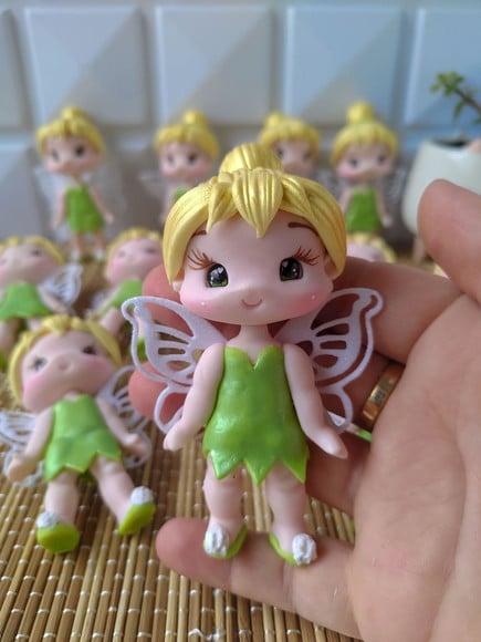Aplique Sininho/tinkerbel em Biscuit