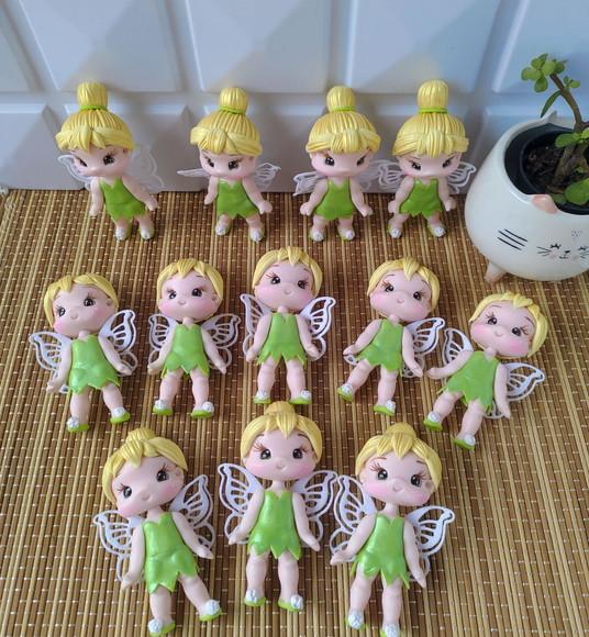 Aplique Sininho/tinkerbel em Biscuit