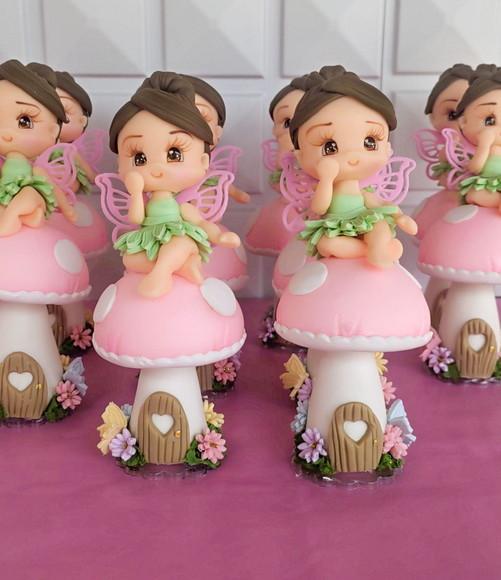 Aplique/lembrancinha Fadas em Biscuit