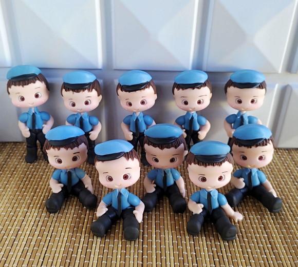Aplique/lembrancinhas Policial em Biscuit
