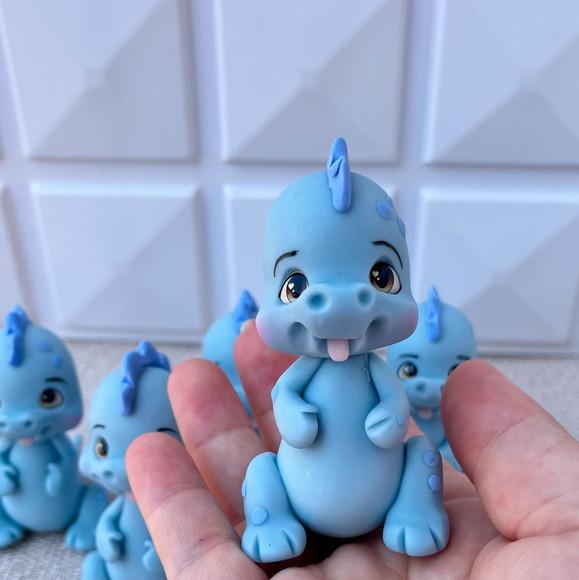 Apliques Dinossauros Baby em Biscuit