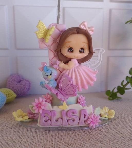 Festa Jardim Encantado Vela Personalizada