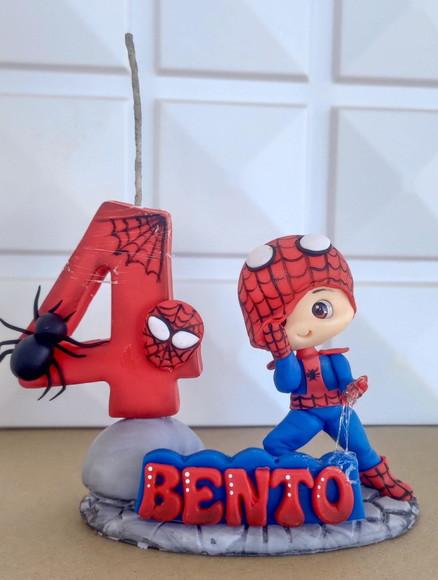Homem Aranha Vela de Aniversário