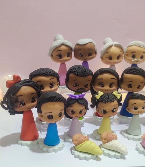 Kit de Bonecos para Constelação Familiar: Conexões em Biscui