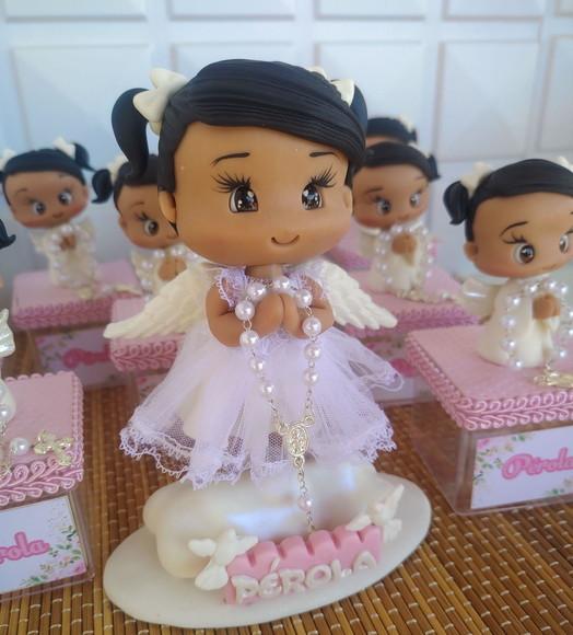 Lembrancinhas/apliques Batizado em Biscuit