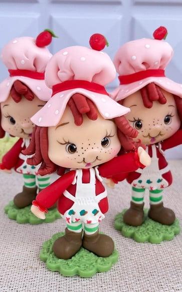 Moranguinho Biscuit 13cm Personalizado