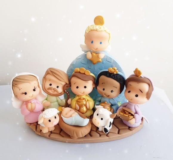 Presépio Natalino em Biscuit
